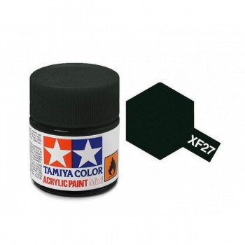 TAMIYA XF-27 BLACK GREEN - ACRYLIC PAINT MINI (FLAT) 10ML